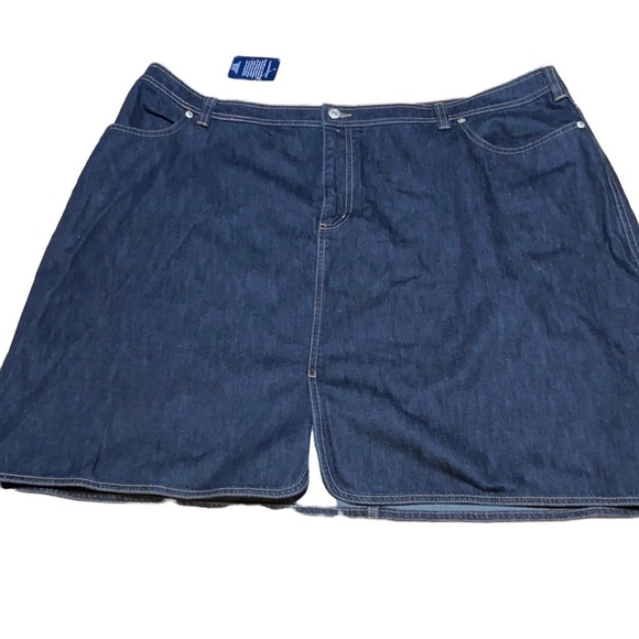 Land’s End Denim Skirt - Picture 1 of 8